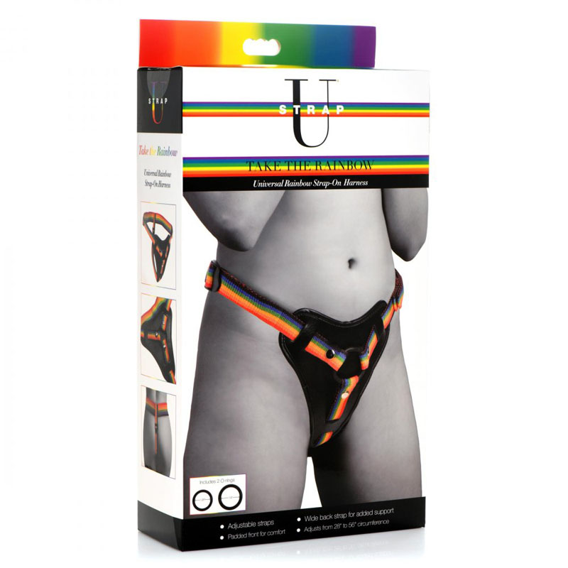 Strap-U Take the Rainbow Universal Rainbow Harness